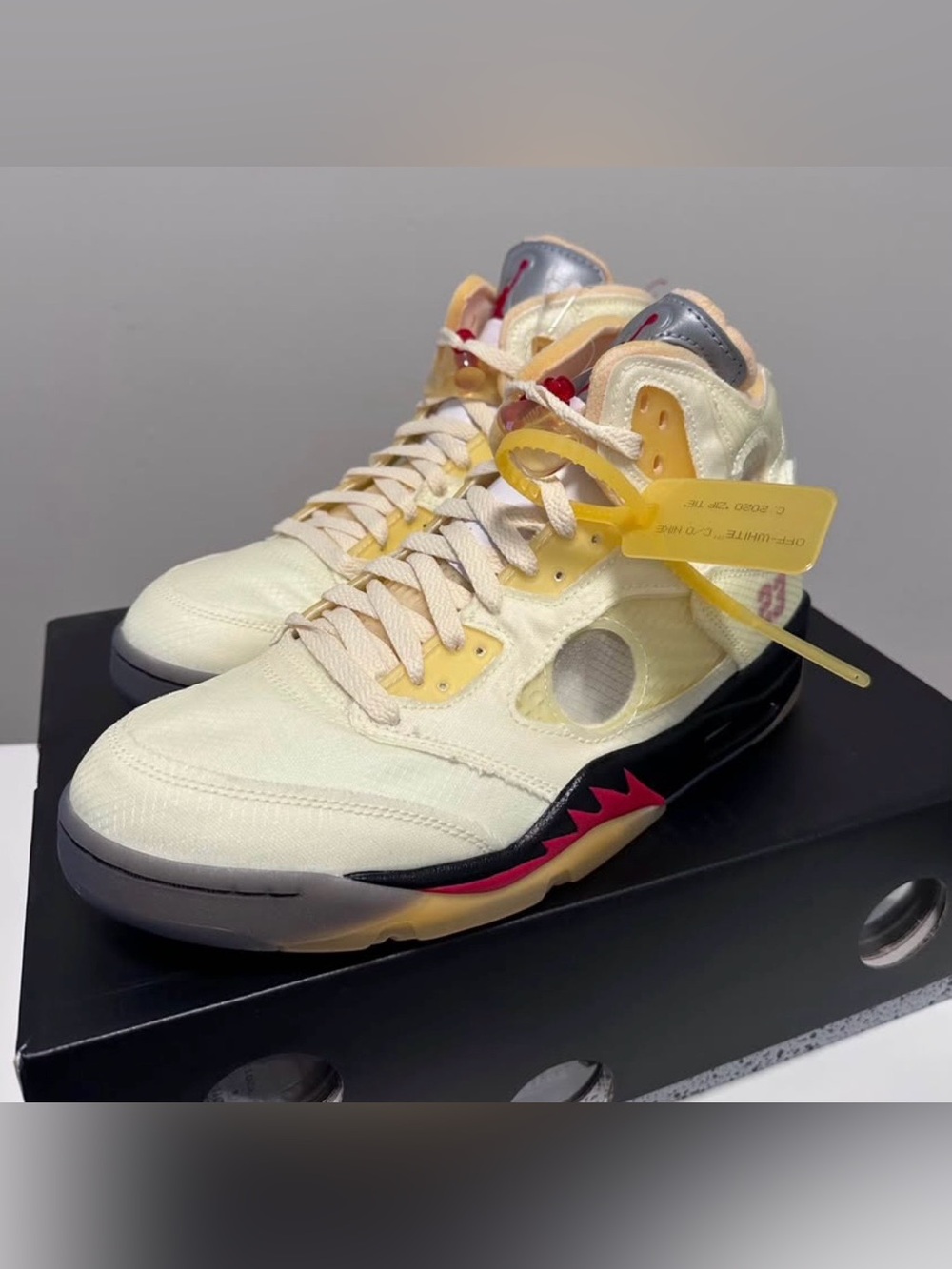 Jordan 5 OffWhite Sail Size 10